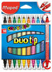 Picture of MAPED FELT TIP MARKERS DUO TIP X10